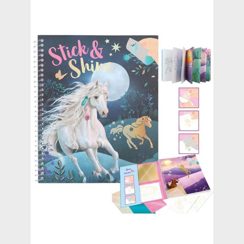 Miss Melody Colouring Book Stick &amp; Shine