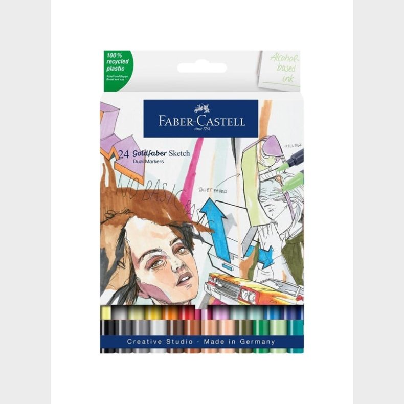 Faber Castell Goldfaber Sketch Marker (24 pcs)