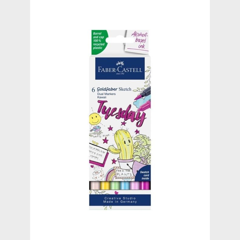 Faber Castell Goldfaber Sketch Marker - Kawaii (6 pcs)