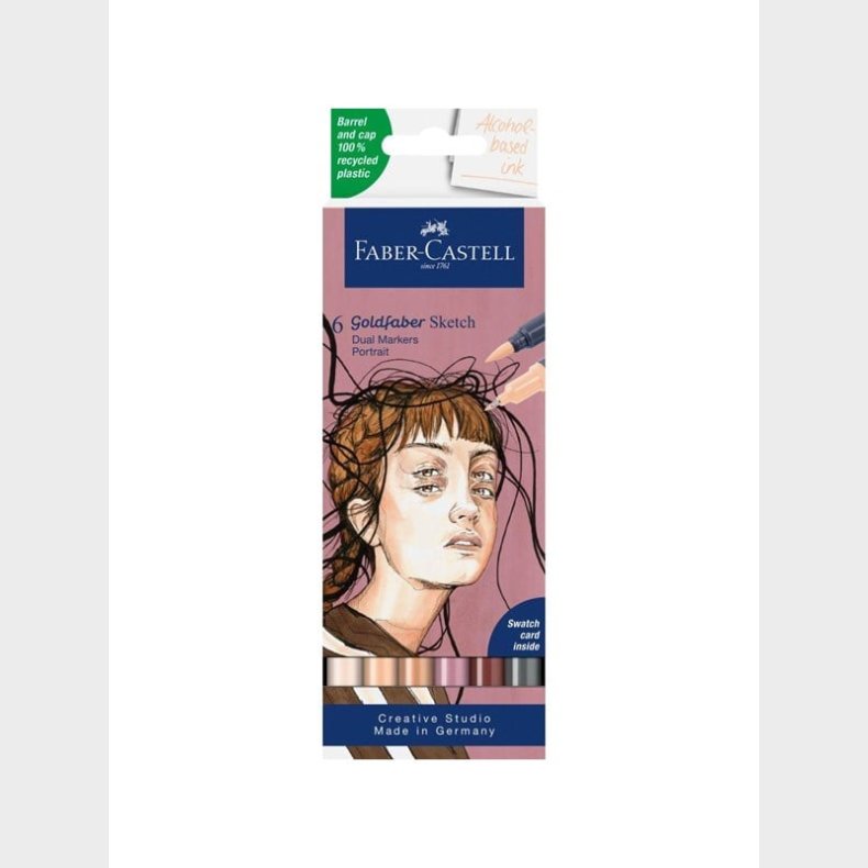 Faber Castell Goldfaber Sketch Marker - Portrait (6 pcs)