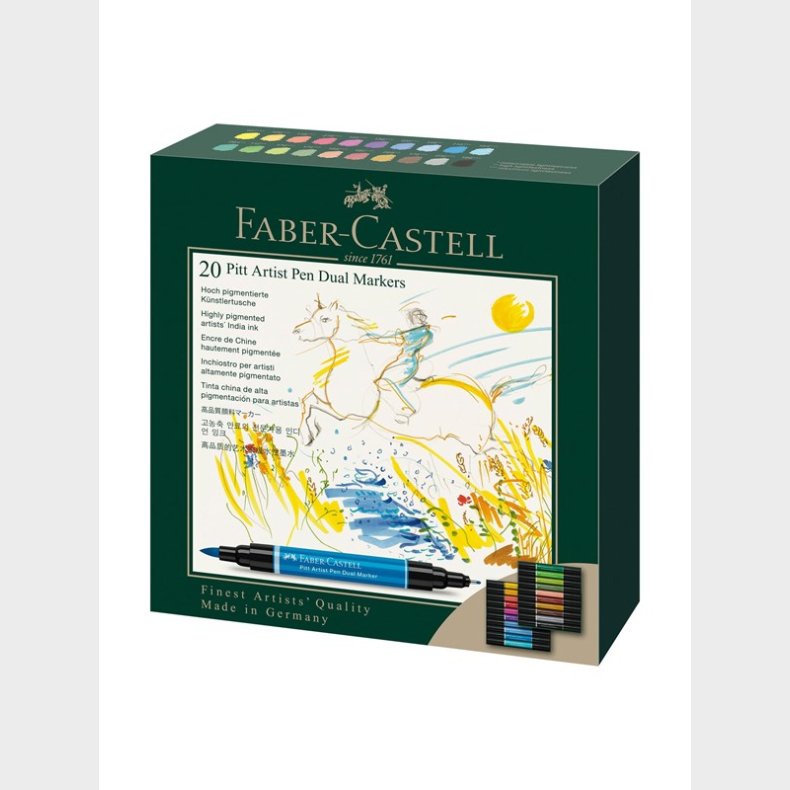 Faber Castell Pitt Artist Pen Dual Marker (20 pcs)