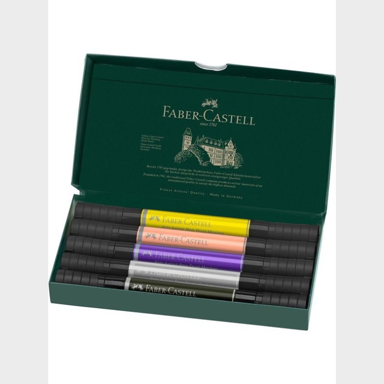 Faber Castell Pitt Artist Pen Dual Marker - Fashion (5 pcs)