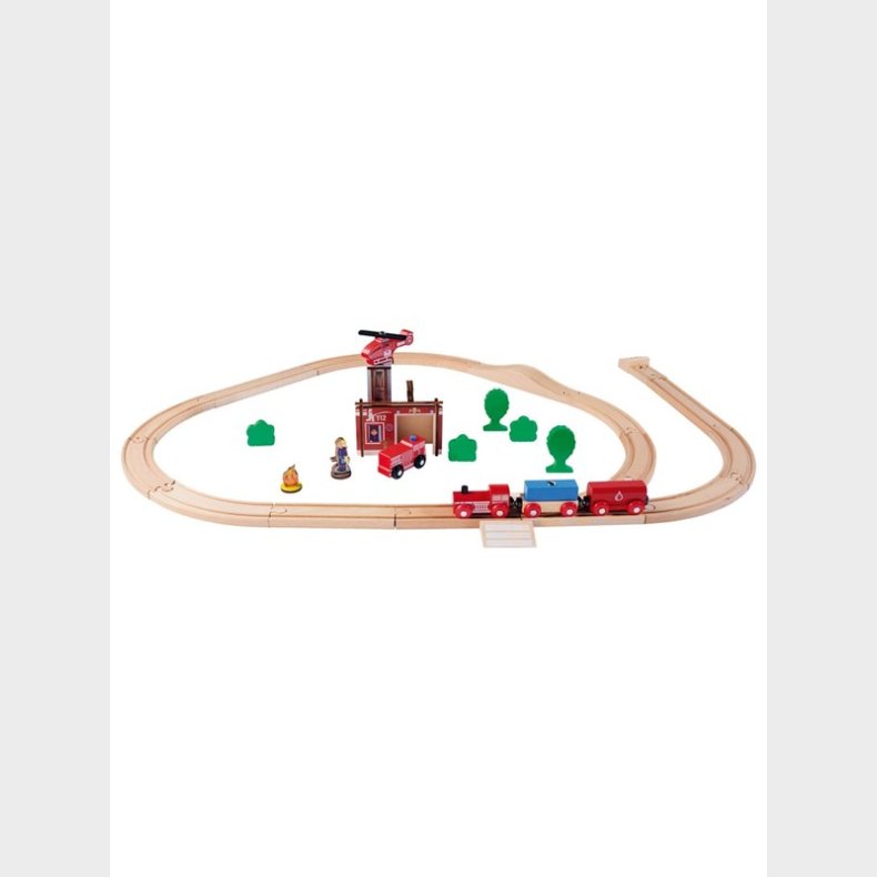 Eichhorn Train Track with Bridge Playset 33 piece