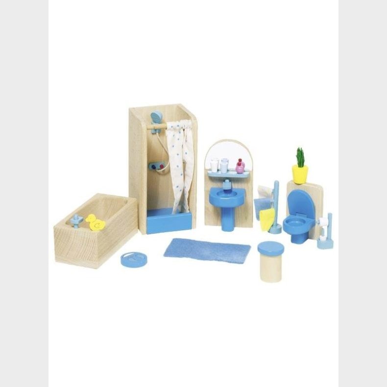 Goki Dollhouse Furniture Bathroom