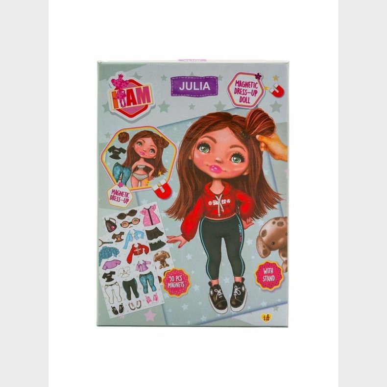 Canenco I Am Dress-up Doll Magnetic Julia