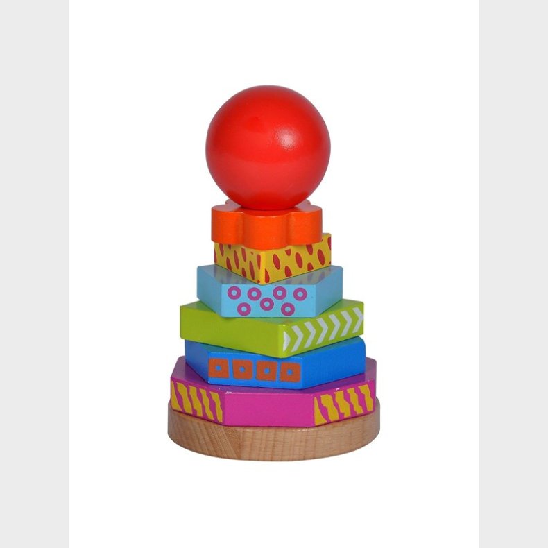 Eichhorn Wooden Stacking Game 8 pieces.