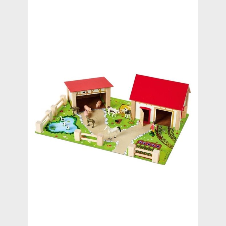 Eichhorn Wooden Farm with Accessories 20 pcs.