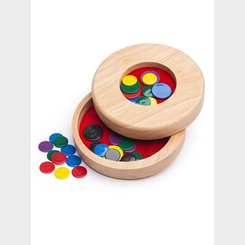 Bigjigs Tiddly Winks Wooden Flea Game