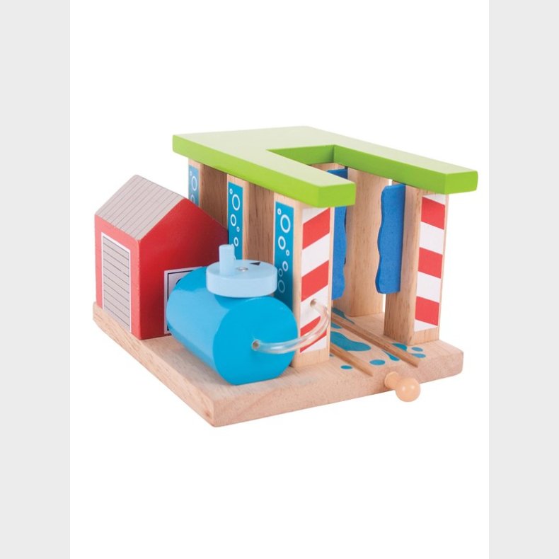 Bigjigs Wooden Rails - Car Wash for Trains