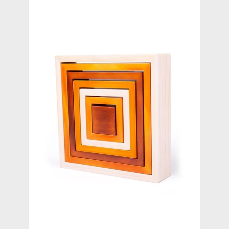 Bigjigs Wooden Square Stacking Toy