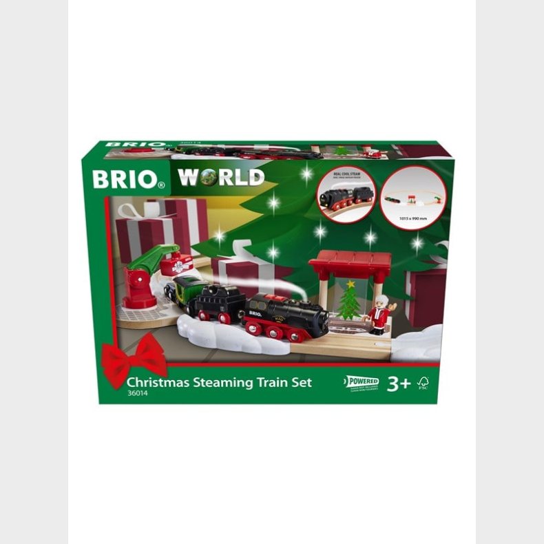 Brio 36014 Christmas Steaming Train Set