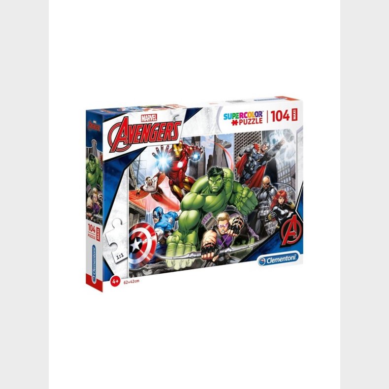 Clementoni Jigsaw Puzzle Super Color Maxi The Avengers 104pcs.