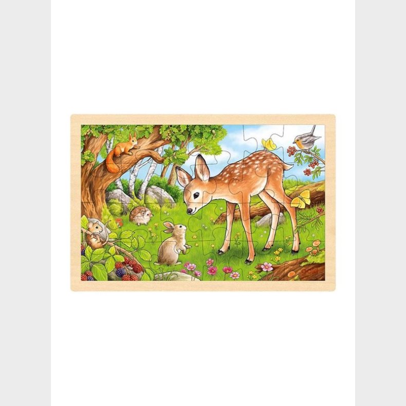 Goki Wooden Jigsaw Puzzle Deer 24 pcs.