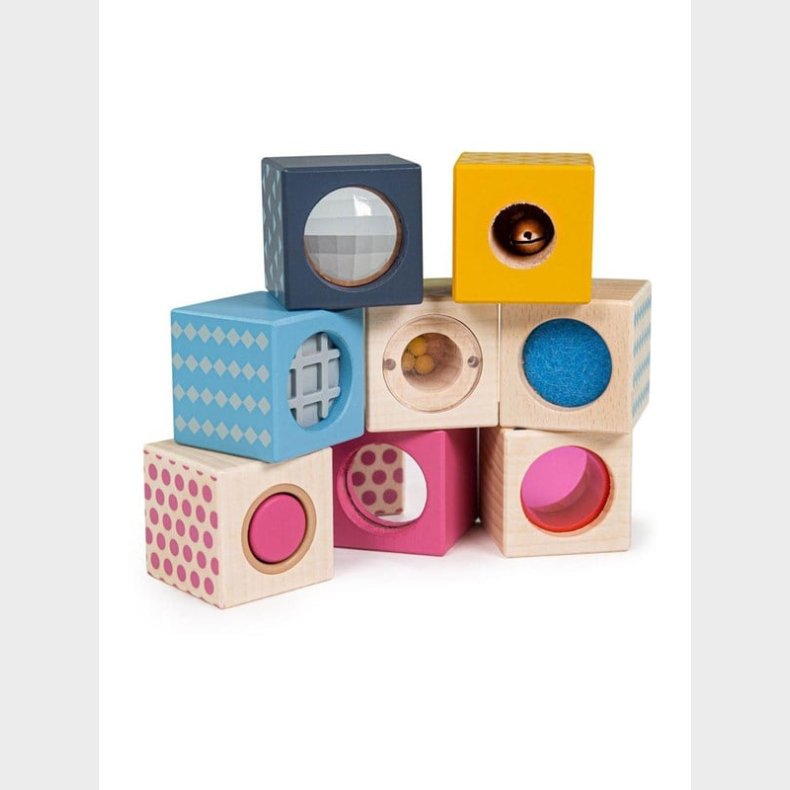 Bigjigs Wooden Senses Building Blocks