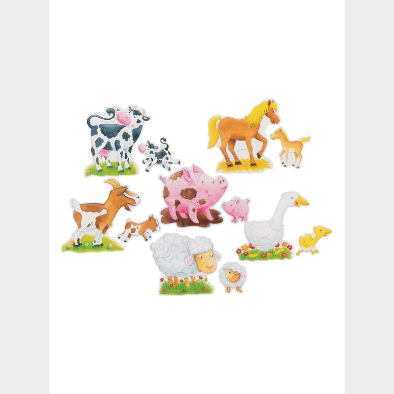 Goki Wooden Jigsaw Puzzle Farm Animals 25 pcs.