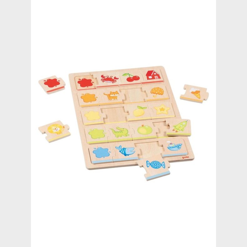 Goki My First Color Jigsaw Puzzle 20 pcs. Wood