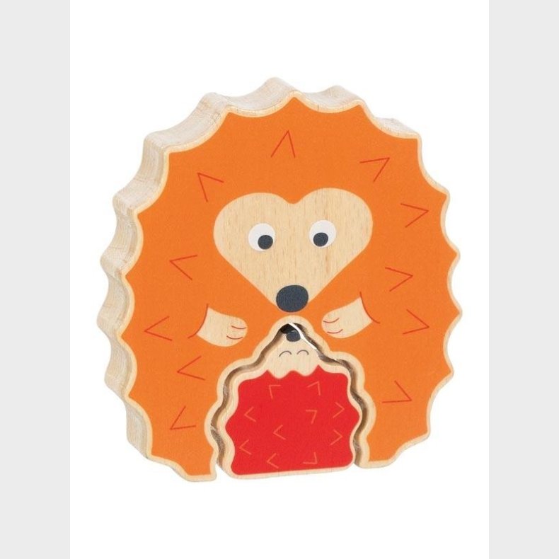 Goki Wooden Puzzle Standing Hedgehog 2 pcs. Wood