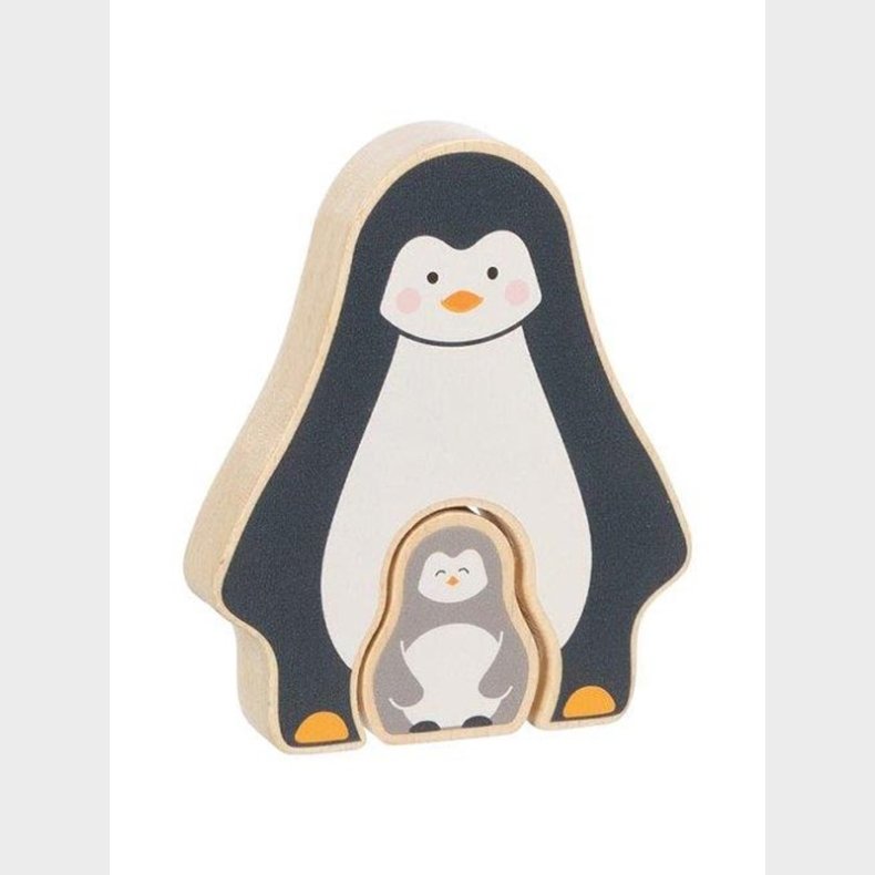 Goki Wooden Puzzle Standing Penguin 2 pcs. Wood