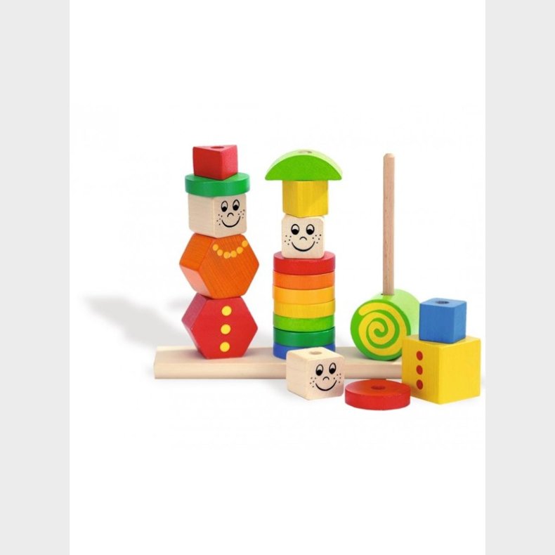 Eichhorn Wooden Stacking Puzzle Figures