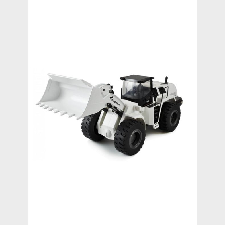 Amewi Wheel Loader G484E AE 1:14 RTR 10-Channel Sound Light Partial Metal White