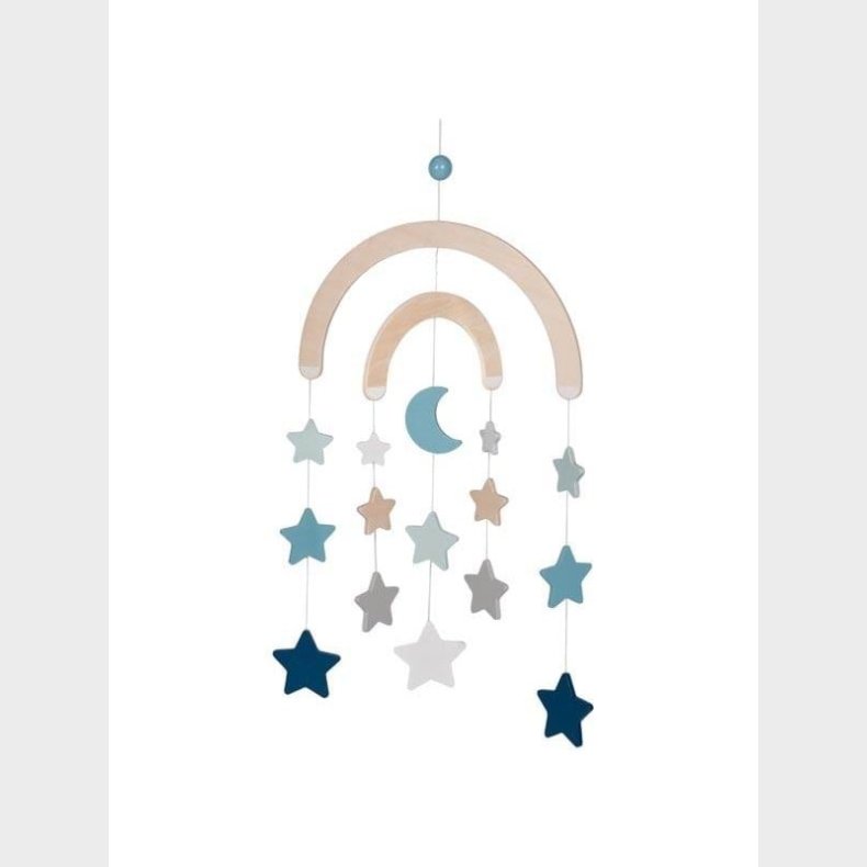 Goki Wooden Baby Mobile Starry Sky Blue