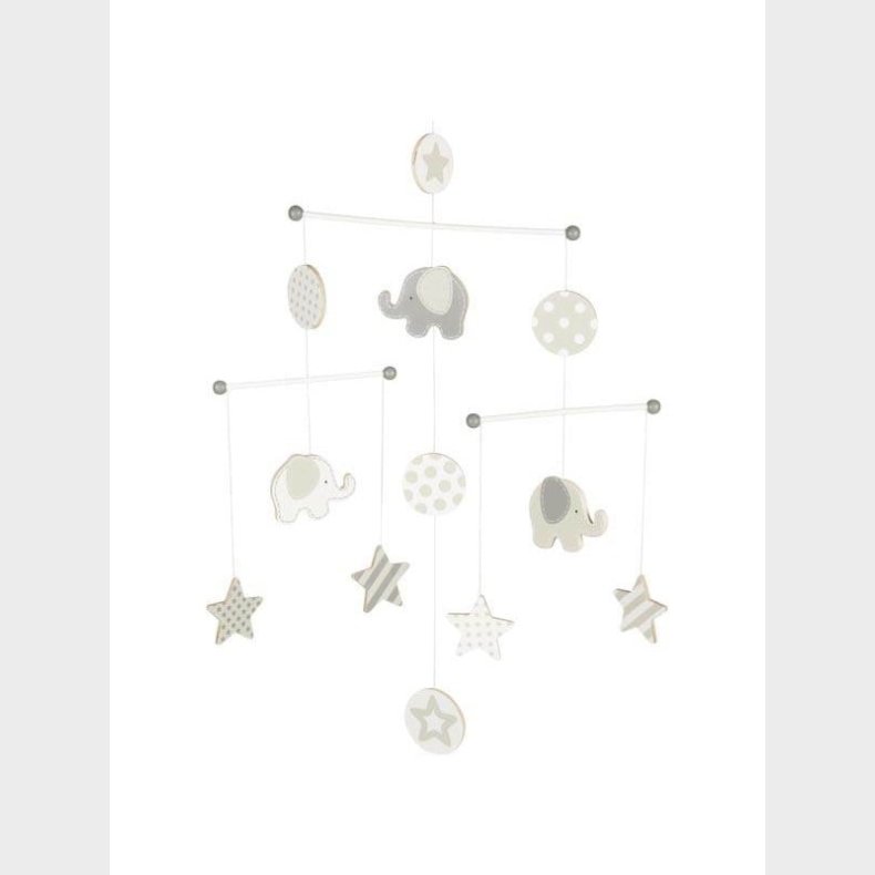 Goki Wooden Baby Mobile Elephant and Stars