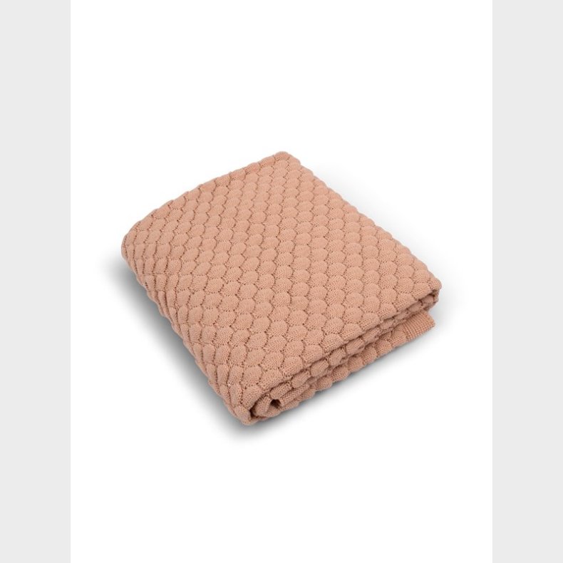 Filibabba Knittet baby blanket GOTS - Ivory Cream